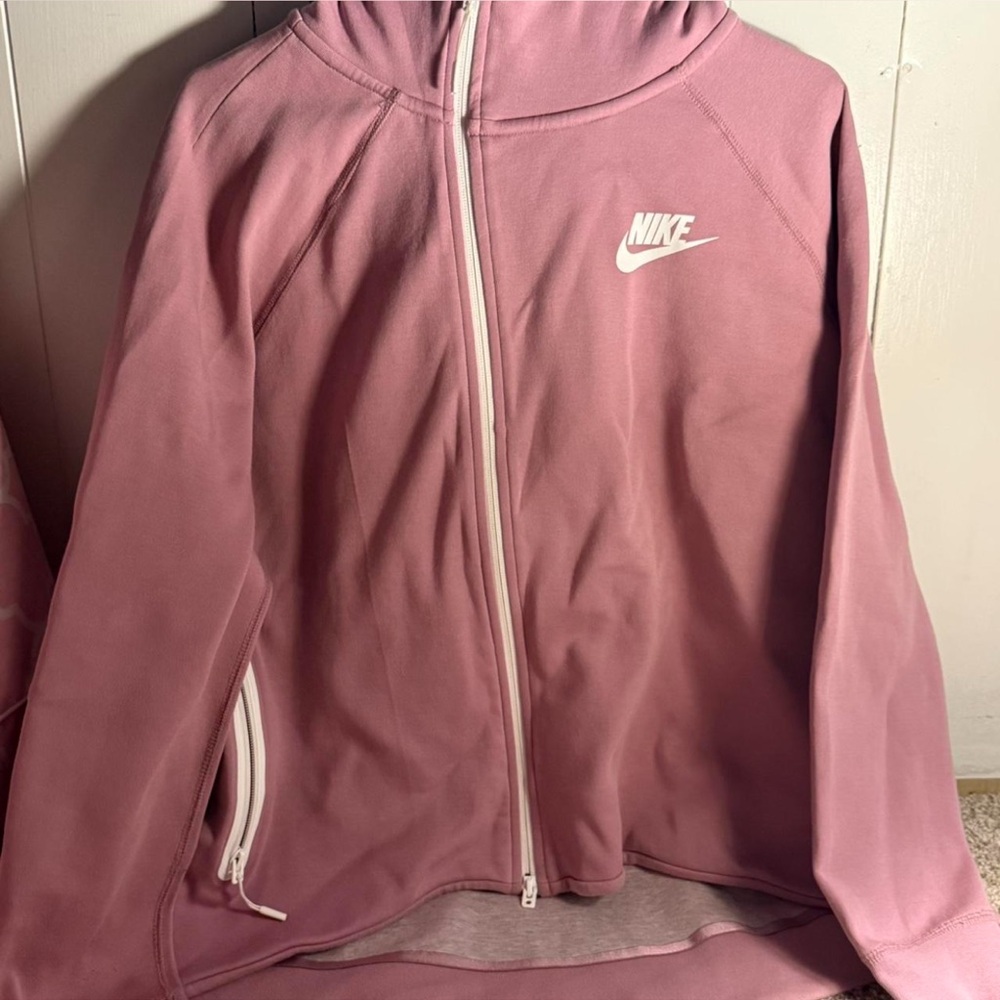Nike Dusty Pink Zip-Up Jacket